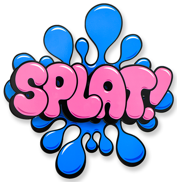 Splat! (Pink & Blue) – David Kracov