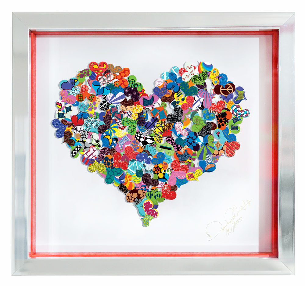David Krovblit - Heart Growth 限定版 51/70 Look Within Your Heart Papercut (L) – David Kracov