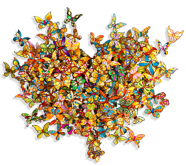 My Heart is All a Flutter - Colors Yellow
