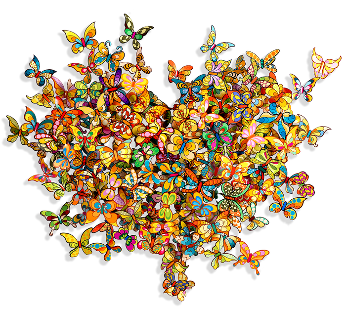 My Heart is All a Flutter - Colors Yellow