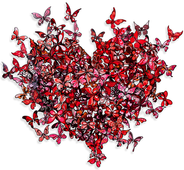 My Heart Is All a Flutter - Red
