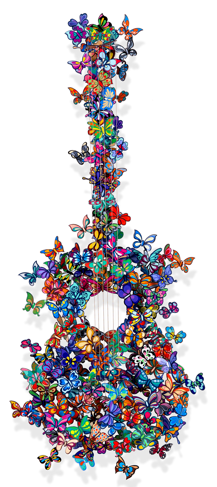 Butterfly Guitar Making Beautiful Music