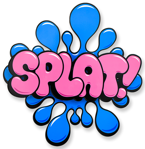 Splat! (Pink & Blue) – David Kracov