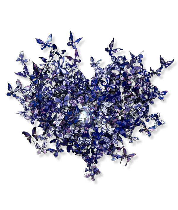 My Heart Is All a Flutter - Purple