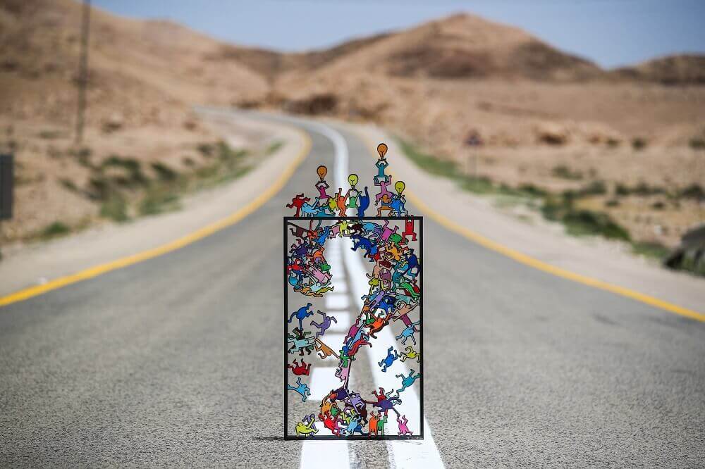Eden Fine Art - David Kracov - Thinking outside of the box - Haring