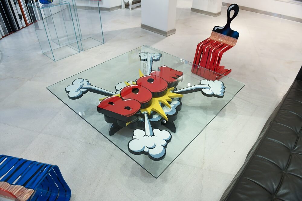 2D and 3D art - Boom coffee table - David Kracov